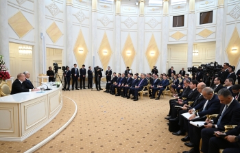 Azərbaycan və Qazaxıstan prezidentləri mətbuata bəyanatlarla çıxış ediblər - TAM MƏTN | FED.az