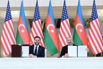 Azərbaycanla ABŞ arasında Strateji Tərəfdaşlıq haqqında Xartiya imzalanıb - TAM MƏTN