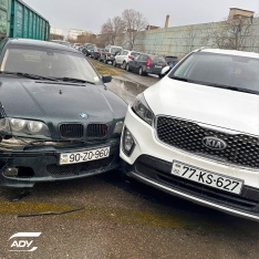 Dəmir yolu ərazisində sürücü məsuliyyətsizliyi zəncirvari qəzaya səbəb oldu - FOTOLAR | FED.az