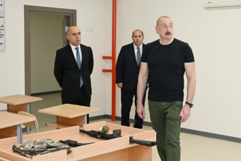 Ağdam şəhər 1 nömrəli tam orta məktəbin binasının açılışı olub - FOTOLAR