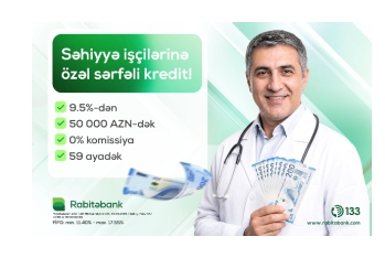 Rabitəbank tibb işçiləri üçün xüsusi nağd pul krediti kampaniyasına - START VERİB
