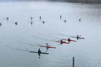 Beynəlxalq kanoe federasiyalarının prezidentləri Sərsəng su anbarına baxış keçiriblər - FOTOLAR | FED.az