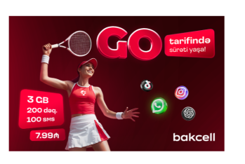 Bakcell представляет новые тарифы “GO” с расширенными возможностями