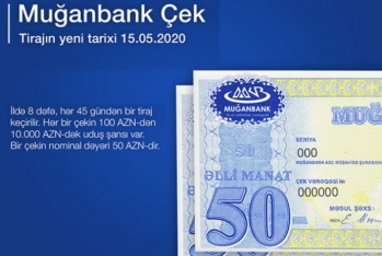 “Muğanbank Çek”in 33-cü tirajının - VAXTI DƏYİŞDİ