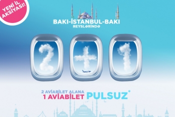 AZAL İstanbul uçuşlarında üçüncü aviabileti - HƏDİYYƏ EDİR