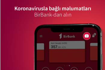 BirBank istifadəçiləri koronavirus fonduna - 30 000 MANAT İANƏ EDİB