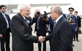 İtaliya Prezidenti Azərbaycandadır | FED.az