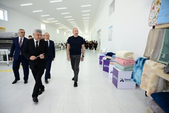 Xocalıda “Qarabağ Tekstil Evi” işə düşdü - 4,2 MİLYON MANAT YATIRIM - FOTOLAR | FED.az