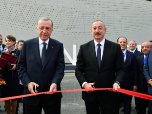 Azərbaycan və Türkiyə prezidentləri Zəngilan aeroportunun açılışında - İŞTİRAK EDİB - FOTOLAR[b][red] - YENİLƏNİB[/red][/b] | FED.az