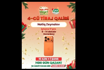 Goranboy sakini “OBA”dan 13 AZN-lik bazarlıq etdi, İPhone 17 qazandı – FOTOLAR