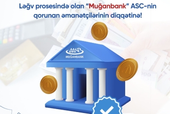 “Muğanbank”ın əmanətçilərinə kompensasiya ödənişləri barədə - MÜRACİƏT