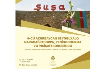 Bakıda 4-cü "Rebuild Karabakh" sərgisi keçiriləcək