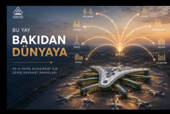 Yayda Bakıdan 40-a yaxın aviaşirkətlə uça bilərsiniz