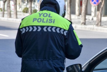 Yol Polisi sürücülərə - Müraciət Edib