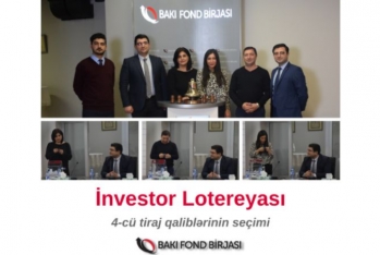 “İnvestor” Stimullaşdırıcı lotereyasının dördüncü-sonuncu tirajının qalibləri - AÇIQLANDI