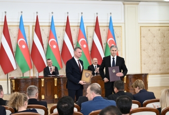 Azərbaycan-Latviya sənədləri mübadilə edilib | FED.az
