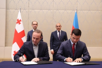 KOBİA və Gürcüstanın Biznes Assosiasiyası arasında Anlaşma Memorandumu imzalanıb - FOTOLAR