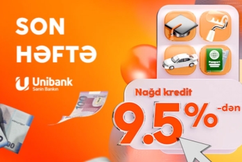 Unibankın 9,5 %-lik kredit kampaniyası - DAVAM EDİR