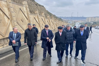 Bibiheybət yolu bağlandı – NAZİR ƏRAZİYƏ GETDİ