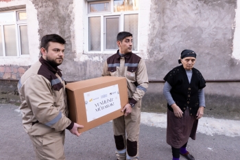 Daşkəsəndə şəhid ailələrinə bayram sovqatları təqdim edilib | FED.az