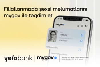 Yelo Bank filiallarında rəqəmsal şəxsiyyət vəsiqəsi ilə - XİDMƏTLƏRDƏN FAYDALANIN