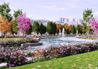 Bakıda yeni park salınır - FOTOLAR | FED.az