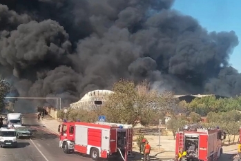 Yanğına görə Zığ şosesi-Aeroport yolu bağlandı - FOTO