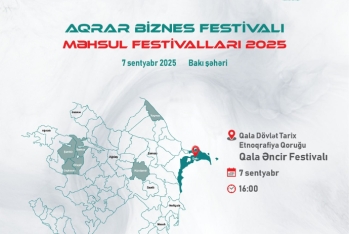 Bakıda növbəti məhsul festivalı keçiriləcək