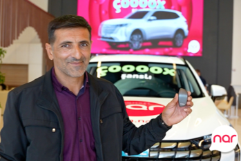 «Nar» вручил ключи от автомобиля первому победителю лотереи «Çoox Şanslı»