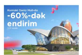 “Kontakt”  ticarət mərkəzlərindəki ən böyük elektronika mağazasını Dəniz Mall-da açır