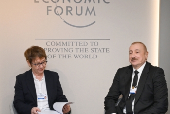 İlham Əliyev Davosda Avropa Yenidənqurma və İnkişaf Bankının prezidenti ilə görüşüb