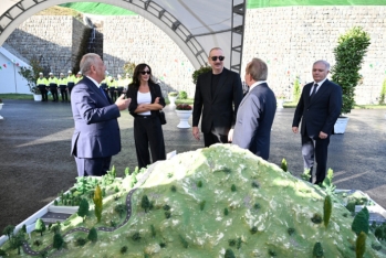 Prezident İlham Əliyev və  Mehriban Əliyeva Toğanalı-Kəlbəcər-İstisu avtomobil yolunda görülən işlərlə tanış olublar - YENİLƏNİB