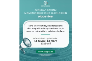 Zəngilanın Məmmədbəyli kəndində torpaqlar əkin məqsədilə istifadəyə verilir