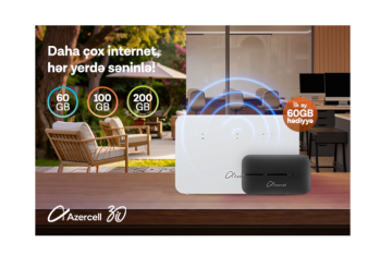 Azercell-dən “MiFi” və “Wi-Fi” cihazı əldə et, internetdən daha əlverişli şərtlərlə yararlan