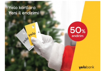 "Yelo Kart" üçün - 50% ENDİRİM KAMPANİYASI!