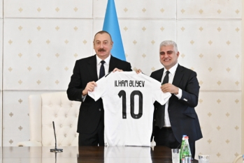 İlham Əliyev "Qarabağ" futbol klubunun üzvlərini - QƏBUL EDİB - TAM MƏTN