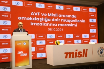 Misli-dən voleybola böyük dəstək – AVF ilə müqavilə imzalandı - [red]FOTOLAR[/red] | FED.az