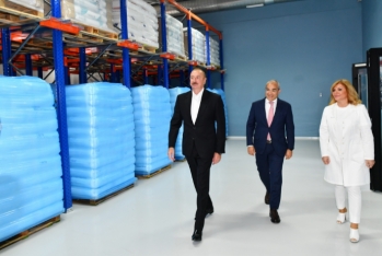 Prezident “Diamed” dərman istehsalı zavodunun açılışında - İŞTİRAK EDİB | FED.az