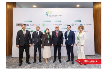 Torpağa dəyər, gələcəyə inam – Ziraat Bank Azərbaycan III Beynəlxalq  Aqro Forumda!