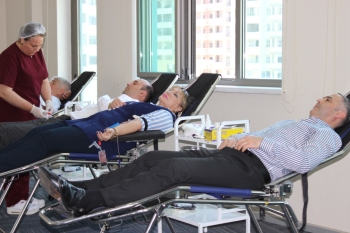Əmanətlərin Sığortalanması Fondu qanvermə aksiyası keçirib - FOTOLAR | FED.az