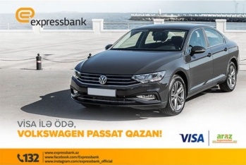 "Expressbank"ın VISA kartları ilə - Qazanmaq Zamanıdır!