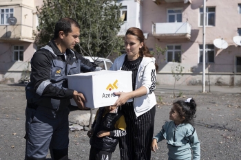 “AzerGold” Daşkəsəndə Vətən müharibəsi şəhidlərinin ailə üzvlərini və  qaziləri ziyarət edib | FED.az