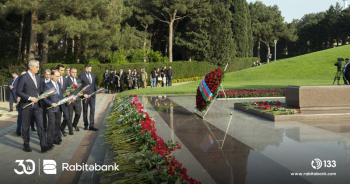 "Rabitəbank" rəhbərliyi Ümummilli lider Heydər Əliyevin məzarını ziyarət etdi | FED.az