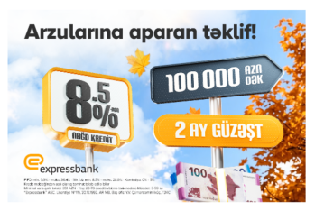 Bu bank minimum 8.5%-lə kredit - TƏKLİF EDİR