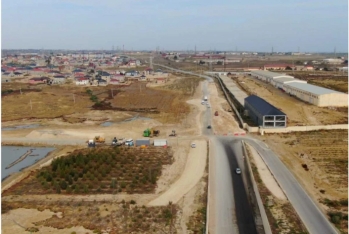 Bakıda iki qəsəbəni Zığ dairəsi–Hava Limanı yoluna birləşdirən yanaşma yolları tikilir - VİDEO