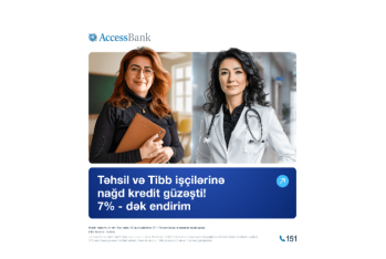 AccessBank-dan təhsil və səhiyyə işçilərinə - 7%-DƏK ENDİRİM KAMPANİYASI!