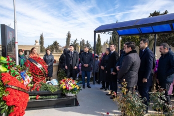 Коллектив ЗАО «AzerGold» почтил память шехида Мухтара Гасымлы в день его 30-летия