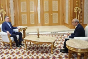 Mikayıl Cabbarovun rəhbərlik etdiyi heyət Türkmənistana işgüzar səfər edib - FOTOLAR