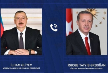 Ərdoğan İlham Əliyevə zəng edib