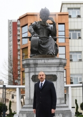 İlham Əliyev yeni salınmış parkda  - FOTOLAR | FED.az